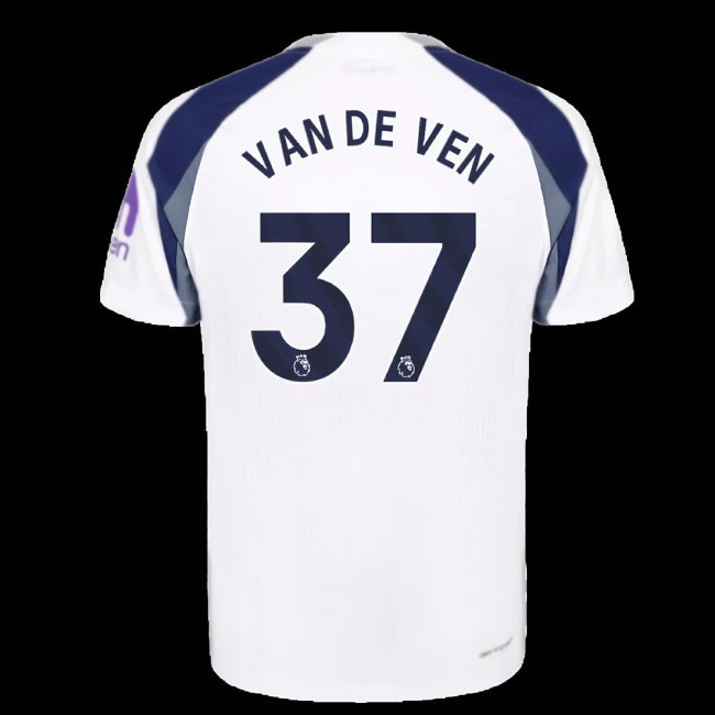 2025-2026 Tottenham Hotspur Authentic Home Shirt (Van De Ven 37)-SoccerKits Hub | Buy Soccer Jerseys Online